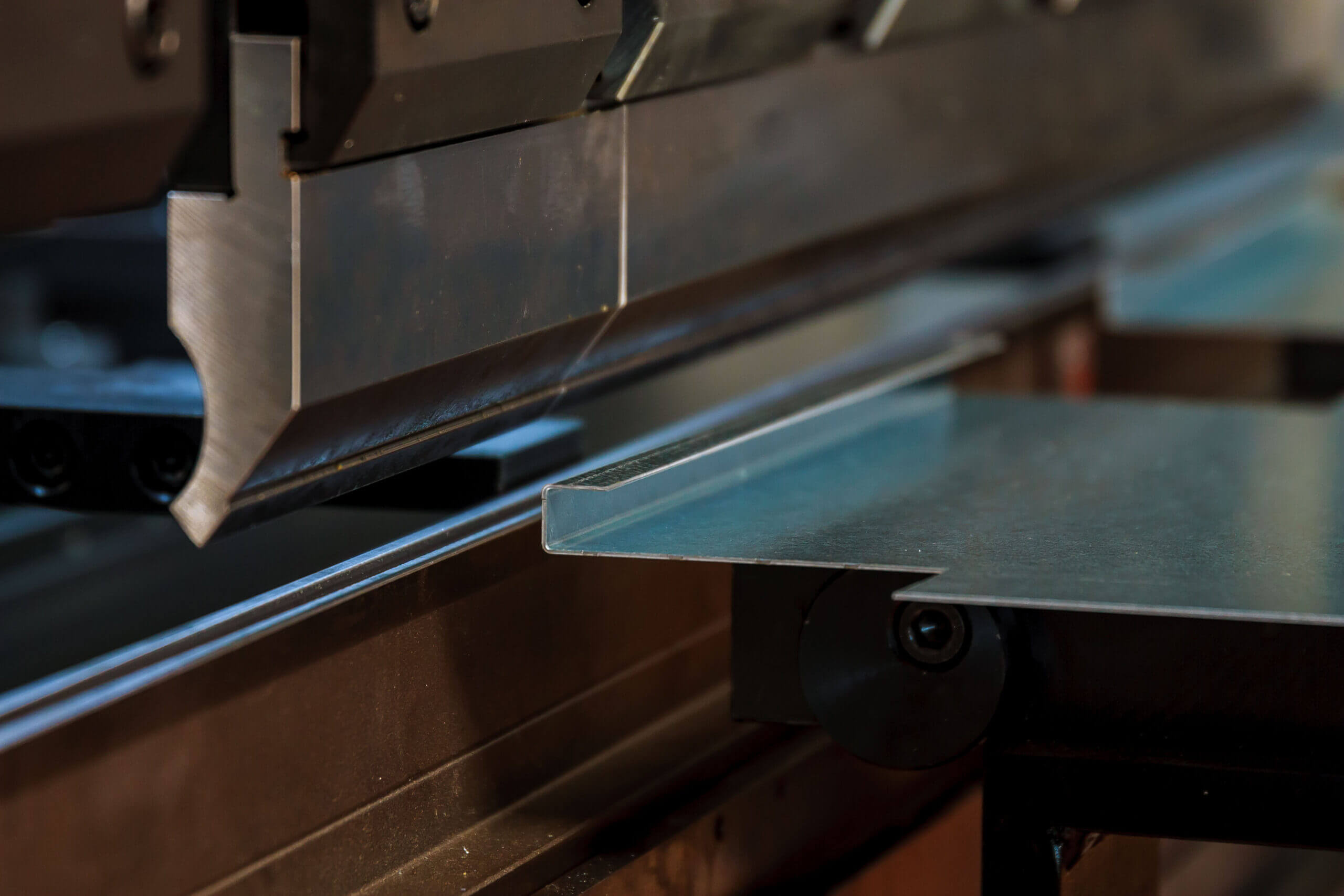 Press brake bending sheet metal
